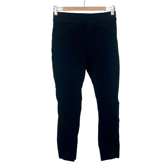 Spanx Perfect Pant Black Womens Small Slimming Work High Rise Skinny Ponte - Picture 1 of 8